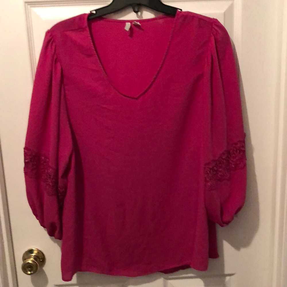 High Low Pink Blouse Cato Large